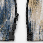Blouse with magnetic zipper