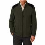 Men’s sweater with magnetic zipper
