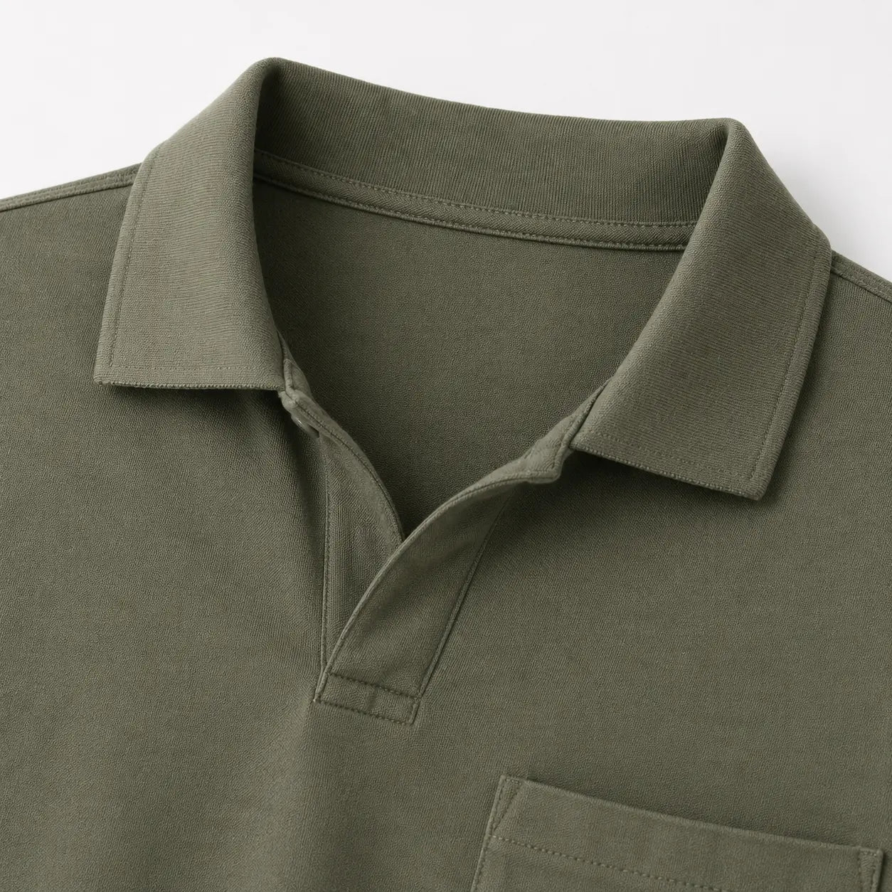 Open back polo shirt 