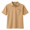 Open back polo shirt 