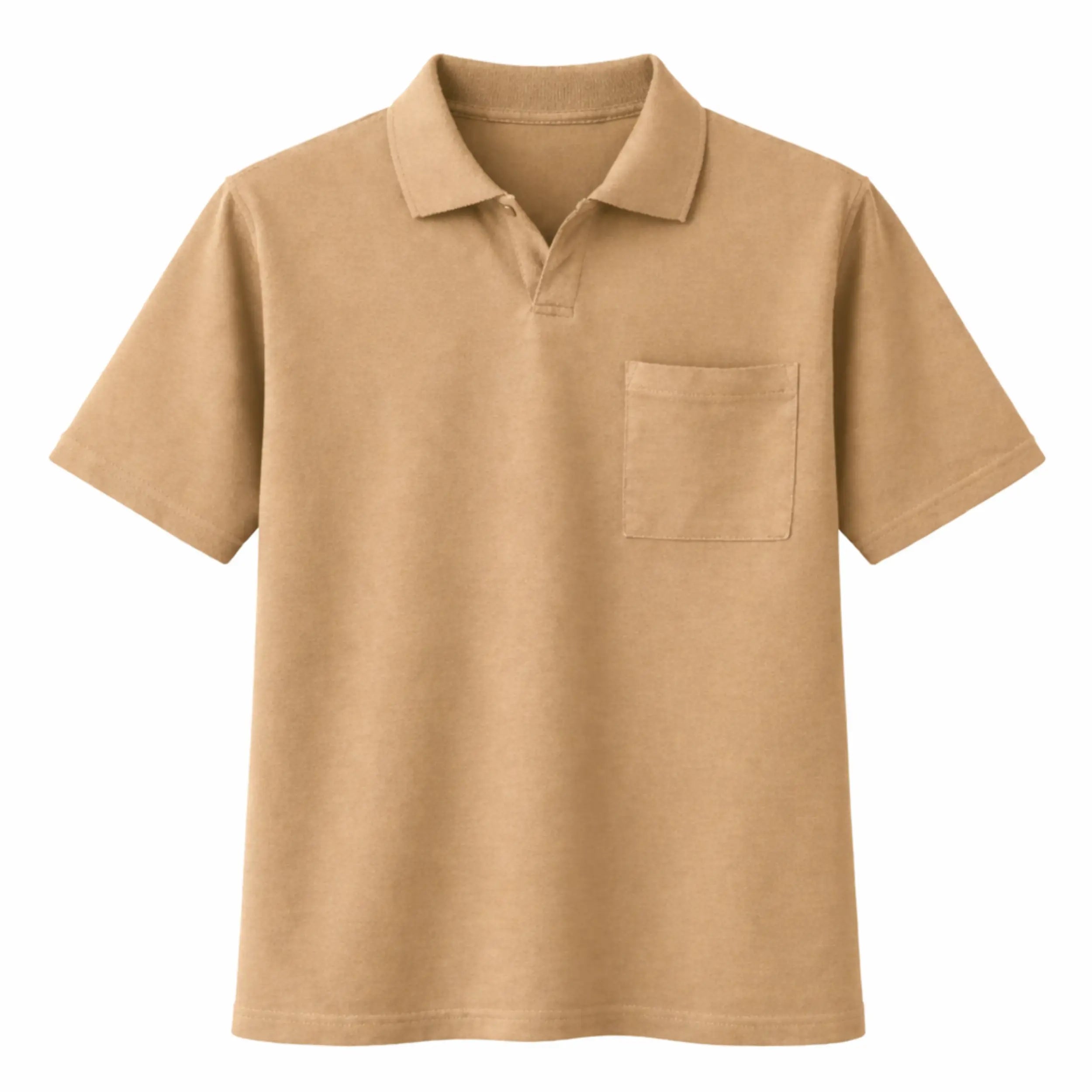 Open back polo shirt 