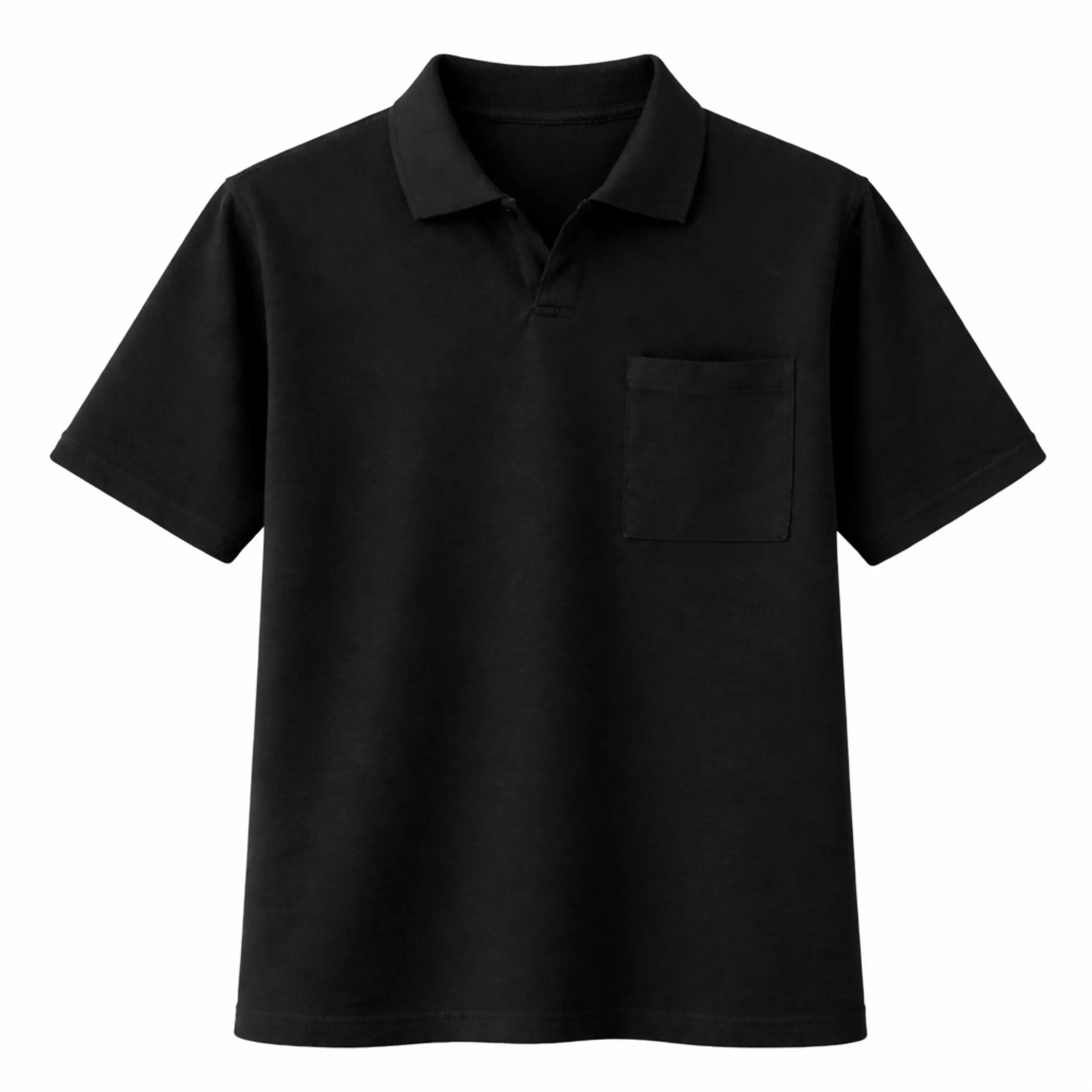 Open back polo shirt 
