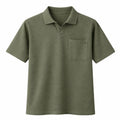 Open back polo shirt 