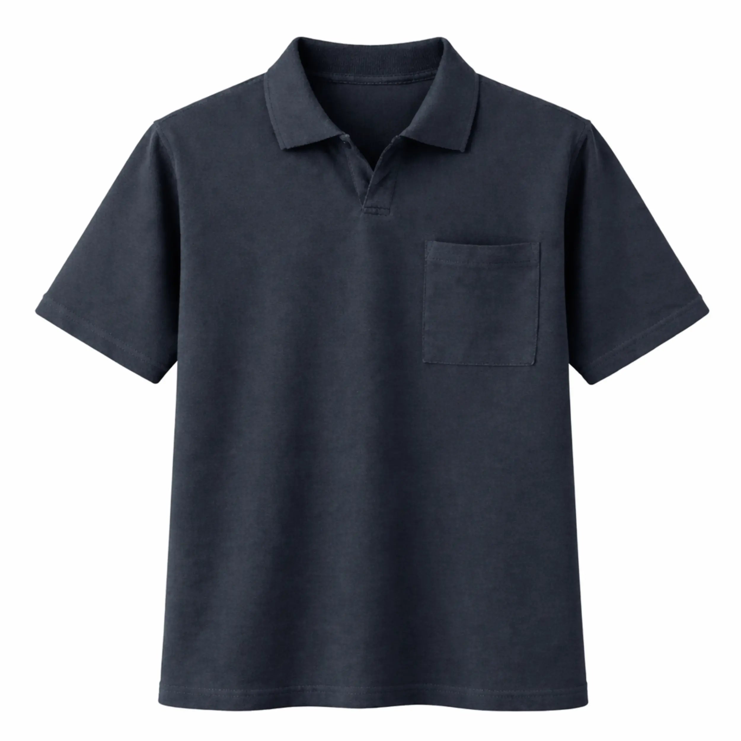 Open back polo shirt 