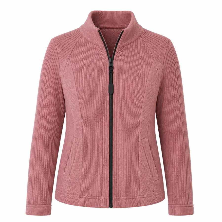 Sweater with magnetic zipper