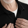 Shirt with magnetic buttons